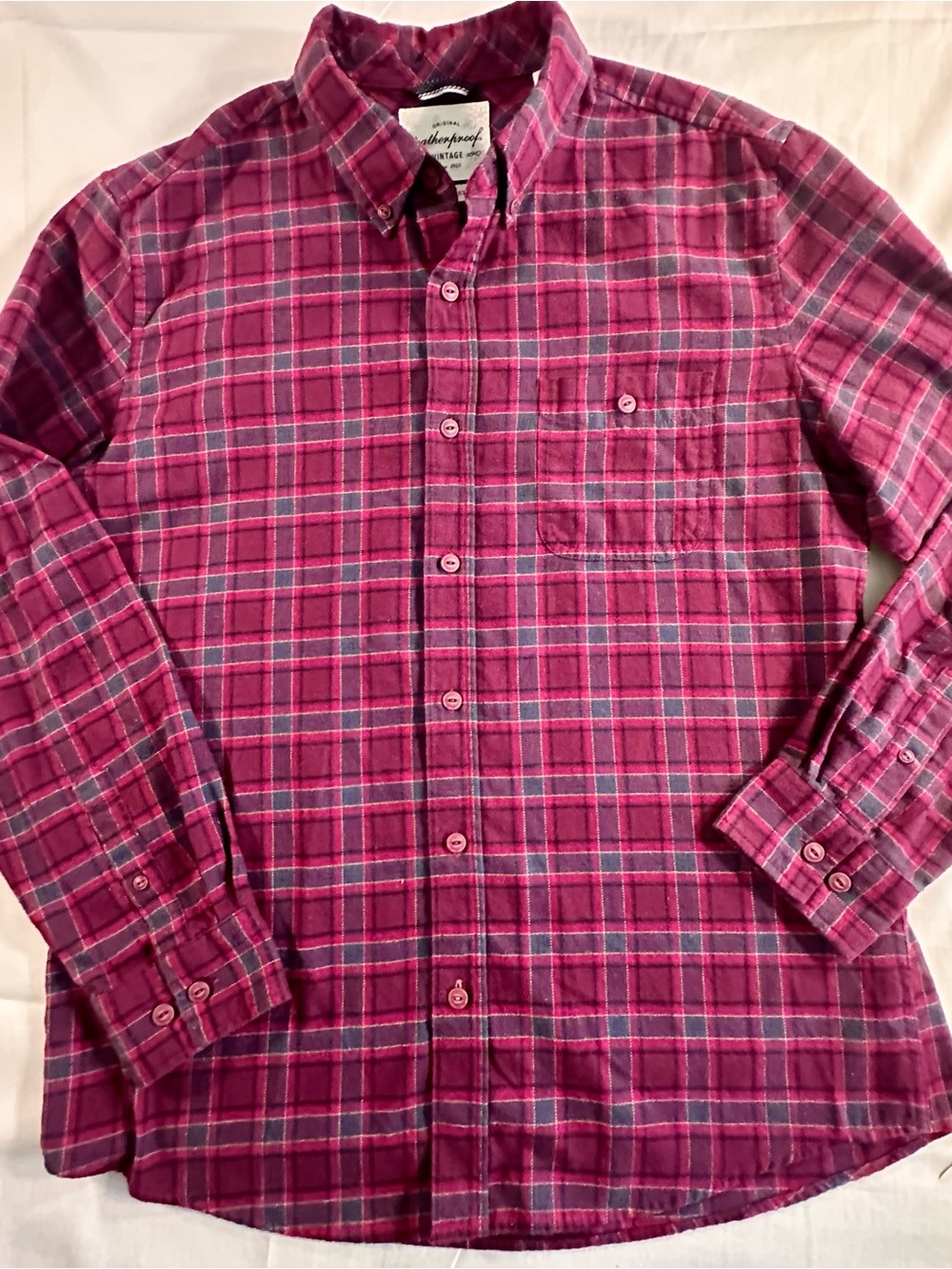 Weatherproof Men's flannel Shirt L casual western streetwear dad core Y2K